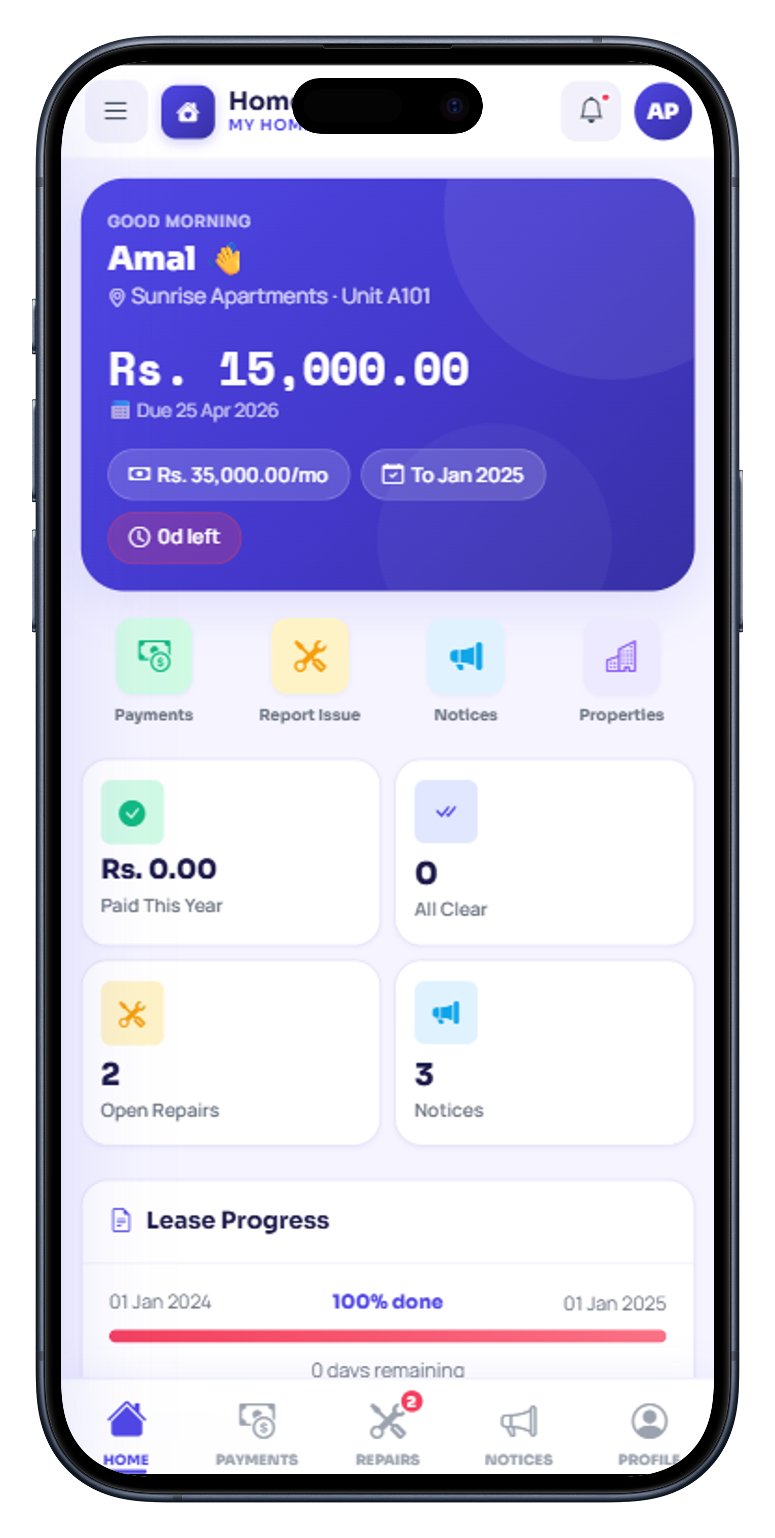 TenantPro Tenant App